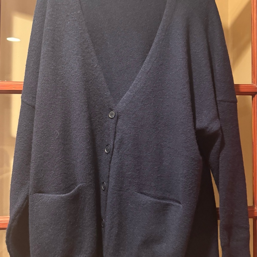 Treasure & Bond Deep Blue Women's Cardigan